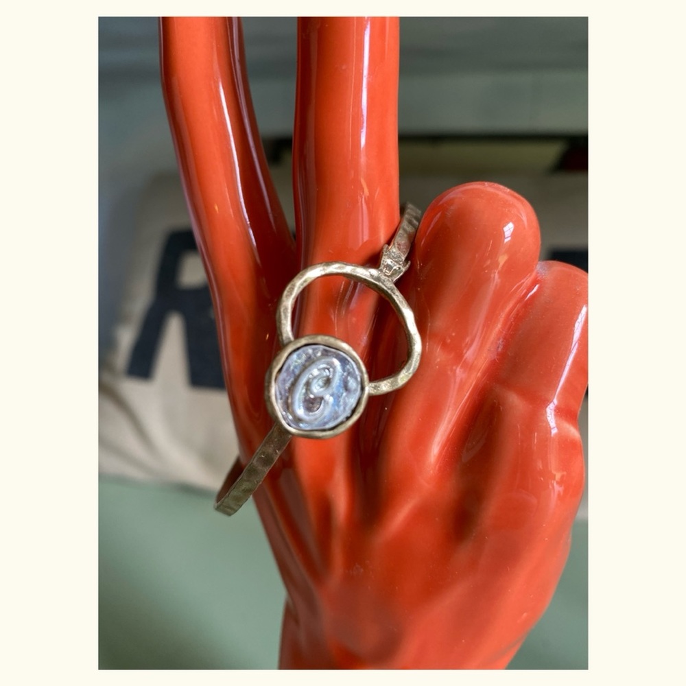 Mixed Medal ‘C’ Initial Bracelet